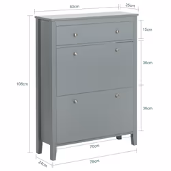 SoBuy FSR89-HG shoe organizer Open - Additional view 4