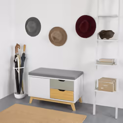 SoBuy FSR92-W shoe organizer Open