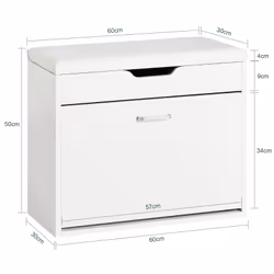 SoBuy FSR95-W shoe organizer Open - Additional view 5