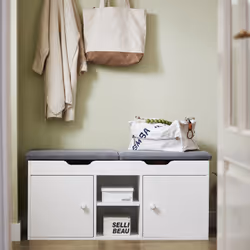 SoBuy FSR96-W shoe organizer Open