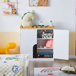 SoBuy KMB44-W kids storage cabinet Chest cabinet