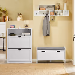 SoBuy FSR97-W shoe organizer Open