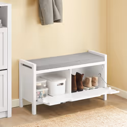SoBuy FSR97-W shoe organizer Open