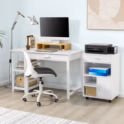 SoBuy FBT106-W nightstand/bedside table