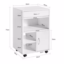 SoBuy FBT106-W nightstand/bedside table - Additional view 4