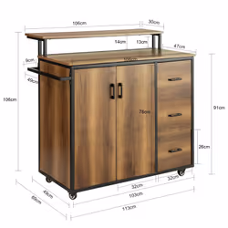 SoBuy KNL02-PF food service cart - Additional view 5