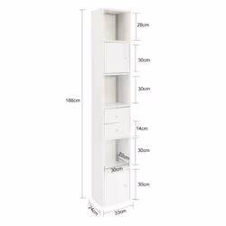 SoBuy STR10-W living room storage cabinets - Additional view 4