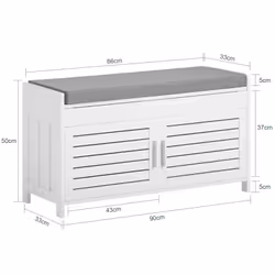 SoBuy FSR102-W shoe organizer Open - Additional view 5