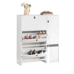 SoBuy FSR107-W shoe organizer Open