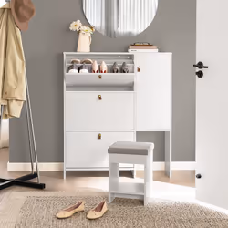 SoBuy FSR107-W shoe organizer Open