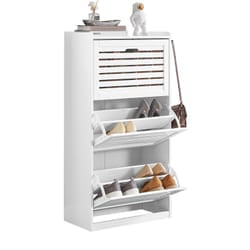 SoBuy FSR108-W shoe organizer Open