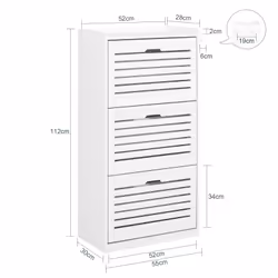 SoBuy FSR108-W shoe organizer Open - Additional view 4