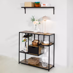 SoBuy FSB56-F, Kitchen Dining Room Storage Shelf Sideboard Side Table