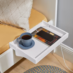 SoBuy NKD01-W nightstand/bedside table