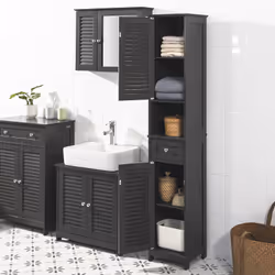 SoBuy FRG236-DG living room storage cabinets