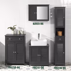 SoBuy FRG237-DG, Under Sink Cabinet Bathroom Vanity Unit
