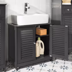 SoBuy FRG238-DG bathroom storage cabinet