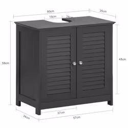SoBuy FRG238-DG bathroom storage cabinet - Additional view 4