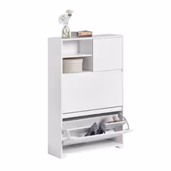 SoBuy FSR111-W, Open, Medium Density Fibreboard (MDF), 710 mm, 1110 mm, 240 mm, 1 pc(s)
