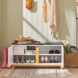 SoBuy FSR117-W shoe organizer Open