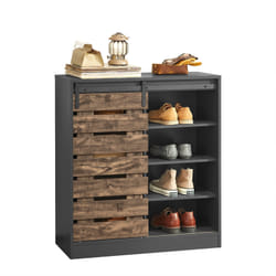 SoBuy FSB65-HG shoe organizer Open