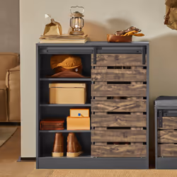 SoBuy FSB65-HG shoe organizer Open