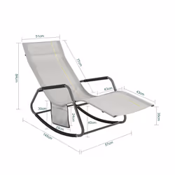 SoBuy OGS47-HG rocking chair/glider