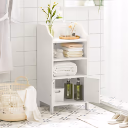 SoBuy BZR56-W bathroom storage cabinet