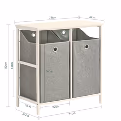 SoBuy BZR57-W bathroom storage cabinet - Additional view 4