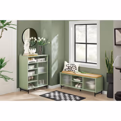 SoBuy FSB61-GR shoe organizer Open