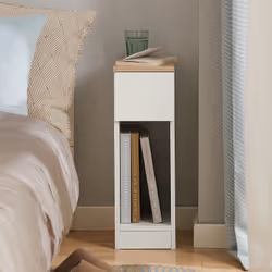 SoBuy FBT111-WN nightstand/bedside table