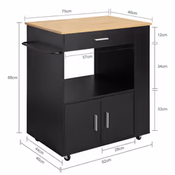 SoBuy FKW113-SCH food service cart - Additional view 4