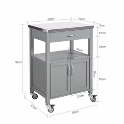 SoBuy FKW22-HG food service cart - Additional view 5