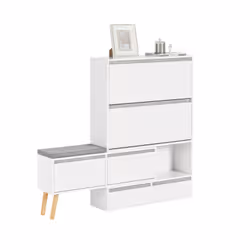 SoBuy FSR134-W, Open, Medium Density Fibreboard (MDF), 1 pc(s), Germany