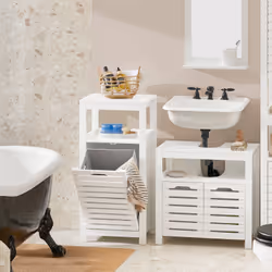SoBuy BZR67-W bathroom storage cabinet