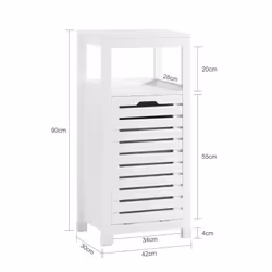 SoBuy BZR67-W bathroom storage cabinet - Additional view 4