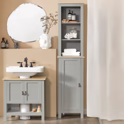 SoBuy BZR68-HG living room storage cabinets