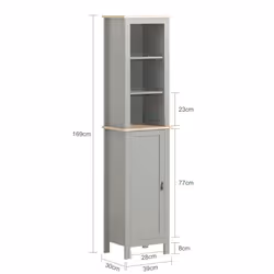 SoBuy BZR68-HG living room storage cabinets - Additional view 4