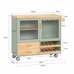 SoBuy FKW114-GR living room sideboard/buffet - Additional view 4