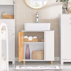 SoBuy BZR75-W bedroom vanity/vanity set