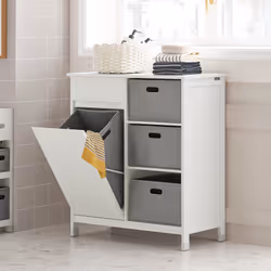 SoBuy BZR77-W bathroom storage cabinet