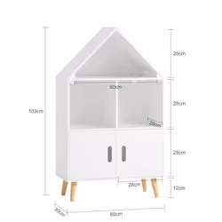 SoBuy KMB58-W kids storage cabinet Chest cabinet - Additional view 5