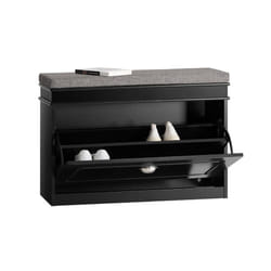 SoBuy FSR82-L-SCH, Hallway Shoe Bench Shoe Rack Shoe Cabinet