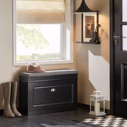 SoBuy FSR82-L-SCH, Hallway Shoe Bench Shoe Rack Shoe Cabinet
