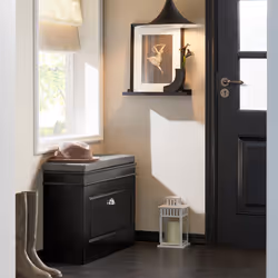 SoBuy FSR82-L-SCH, Hallway Shoe Bench Shoe Rack Shoe Cabinet - Additional view 5