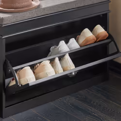 SoBuy FSR82-L-SCH, Hallway Shoe Bench Shoe Rack Shoe Cabinet - Additional view 7