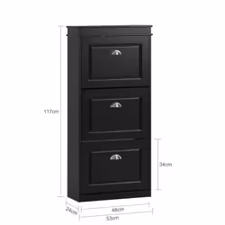 SoBuy FSR94-SCH shoe organizer Open