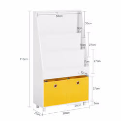 SoBuy KMB69-W kids storage cabinet Chest cabinet
