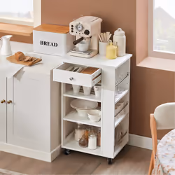 SoBuy FKW12-II-W food service cart