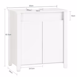SoBuy BZR101-W bedroom vanity/vanity set - Additional view 5